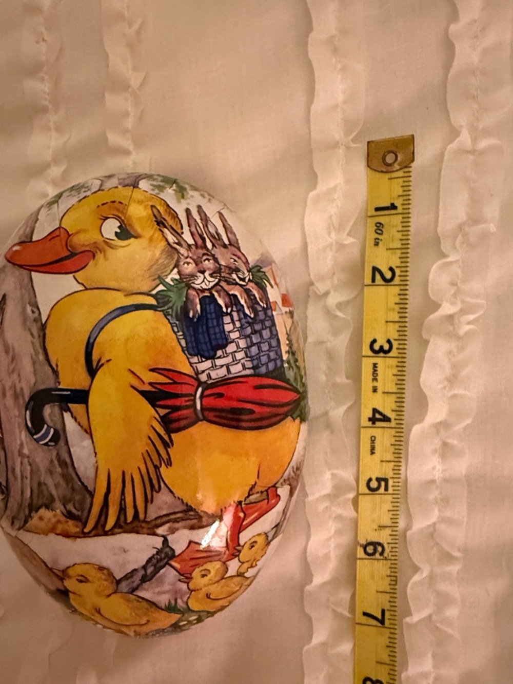 Yellow Duck Holiday Decorative Egg - Home Holiday